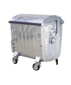 Altöldienst Vogel, Müllgroßbehälter aus Stahl 1100 Liter